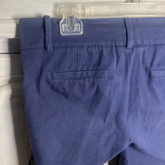 Lilly Pulitzer Midnight Navy Low-Rise Stretch Dressy Cropped Pants - Picture 6 of 7